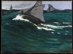 met-european-paintings: The Green Wave by Claude Monet, European