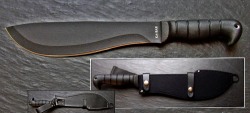 gunsknivesgear:  Ka-bar Cutlass Machete. The fearsome Ka-bar