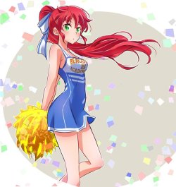 rwbyfanservice:  Cheerleader Pyrrha by  いえすぱ‏