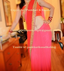pankhurikunallkoblog:  is she looking hot in saree? 