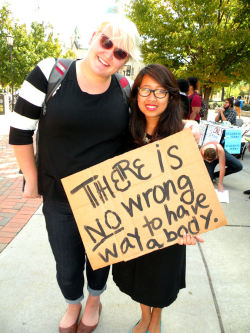 frenchshrimp:  ashleighthelion:  *~Free Figure Revolution’s Body Posi Rally at VCU!~*[Here’s the entire album of amazingness!]  yay vcu ;3; 