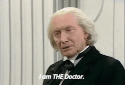 helloimdoctorwho:  “No Doctor, I’m the doctor.” “You
