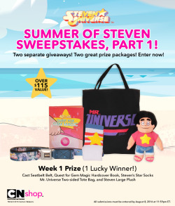 The CNShop is having a Summer of Steven giveaway! This week you