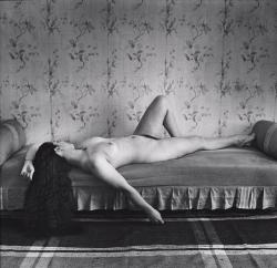 fragrantblossoms: John Gutmann (1905 - 1998), Nude on Couch,1937.
