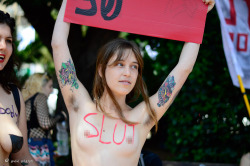 drakatha:  avivi:  Slut Walk Tel Aviv 2014The Slut walk was triggered