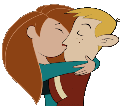 dramaisddd:  Love the full Kim Possible and Ron Stoppable kisses.