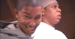 e-raticmenace:  Pharell watching jayz reaction to 2 girls 1 cup