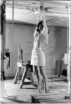 stemur:… old HOM bondage … lady tied arms over head …
