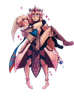 airinn:  i never get tired of the mental image of zelda carrying