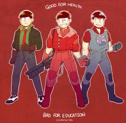 spinolsen: blacklimes:  I saw an Osomatsu-san/AKIRA crossover