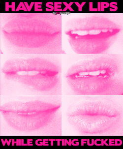 mypinkpassenger:  A guide for having sexy, girly lips  Please