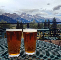 southerlysound:  Lunch with a view. Oh.. and the Tetons. || southerlysound