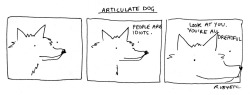 rubyetc:  articulate dog 