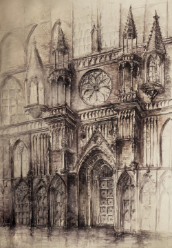 bestof-society6:    ART PRINTS BY GRIM DREAM ART  Gothic Cathedral