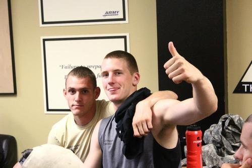 sirjocktrainer:  After talking with his new buddy, and using the techniques the Sgt taught him, the Soldier knew his buddy was focused only on the Sgt, ready to be trained and to obey, to be pushed to his best; with a smile he gave the Sgt the signal