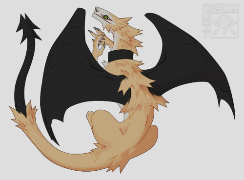 dusty-demon:  Langur as a dragon! Based off of a weird dream