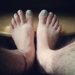 Prettiest hobbit feet. I can’t see any fireworks from here