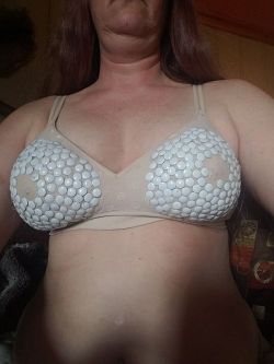 tits2torture:  ownedby1:Needed more tack coverage of the boobs.