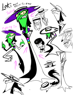 pan-pizza: pan-pizza: Trying to redesign Loki since he’s so