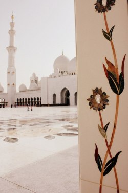 ghostlywatcher:  Sheikh Zayed Grand Mosque, Abu Dhabi. by Mysa