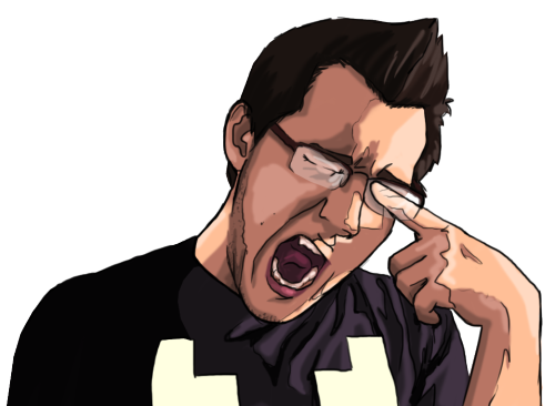 cotestrong:  “THERE’S SOMETHING IN MY EYE” i started out with just an outline because thats what Mark was saying for a tee shirt.. but then I just couldn’t resist coloring it cuz the expression is too great. this is also one of the first