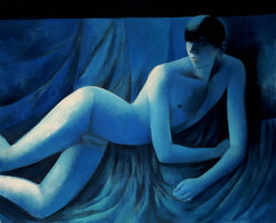 vulgarityisthespiceoflife:  blue nude II by JuliuszLewandowski