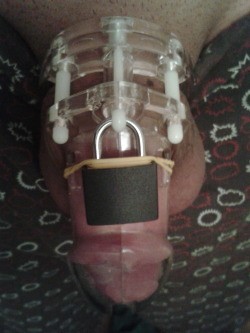 james-sub:  Here ends my second day ever in chastity. Let’s