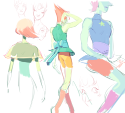 frenchfrycoolguy:  some quick pearl doodles