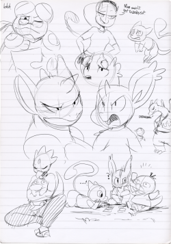 sunibee:  Sunibee sketchbook 1  Holy mons, these are some good