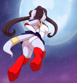 August’s PWYW cosplay commission promoSailor Moon Madii!In