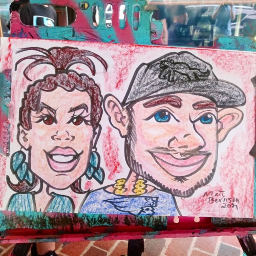 Caricature from a recent event   Thanks very much!  Molotow Brushliner