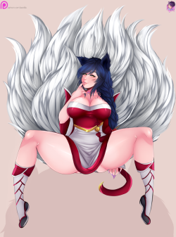 Finished Ahri from League of Legends !   ヽ(๏∀๏ )ﾉ