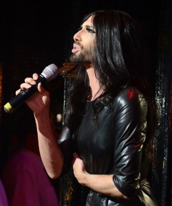 vispreeve:  Conchita Wurst at “The George” during the 2014