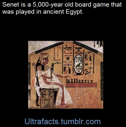 ultrafacts:    Senet is a board game from predynastic and ancient