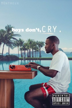 m0ntreux:  Boys don’t cry - Frank Ocean (Album Cover)