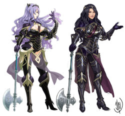 jaeon009: Xander and Camilla, royal siblings of Nohr. (not anime-style