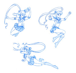 kmelias:  Practicing action poses for a potential Sailor Moon