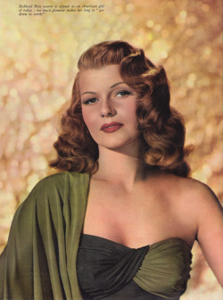 Rita Hayworth, from Hollywood Album, edited by Ivy Crane Wilson