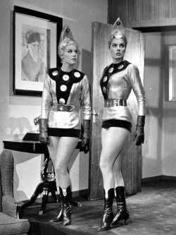 Two members of the vanguard force from planet Sibila in the 1965