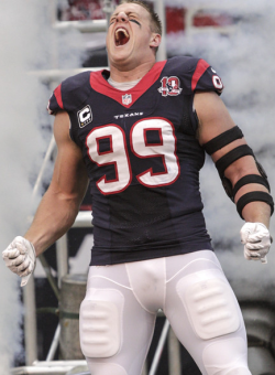 actionrigger:  J J Watt #99 of the Houston Texans  