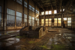 :  Abandoned factory. 