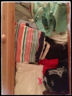 This is the pantie drawer from one of the Three Sisters pilfered