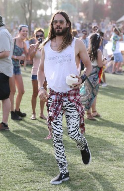 billidollarbaby:  Jared Leto In Saint Laurent Men’s Skate Slip-On