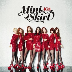 razumichin2: Kpop group AOA in red dresses, black tights and