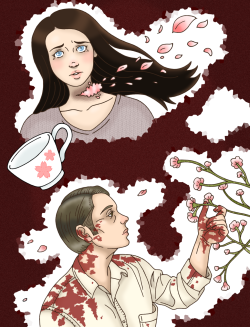 teddybear-93:  Hannibal— Cherry Blossoms by Teddybear-93 My