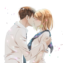 utakoi-deactivated20160705: キス by 一大波粽比 on Pixiv※With