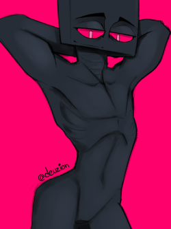 asklykan:  THAT PINKJust creating a new enderman and yes… he’s