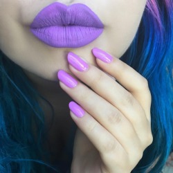 iscreamnails:  💜Grape Soda💜💅🏼 #iscreamnails #notd