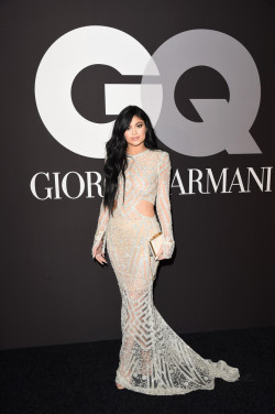 lovekardashian: Kylie Jenner attends the GQ and Giorgio Armani