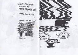 voidpie:my new sketchbook zine “Maze of Shit” which will